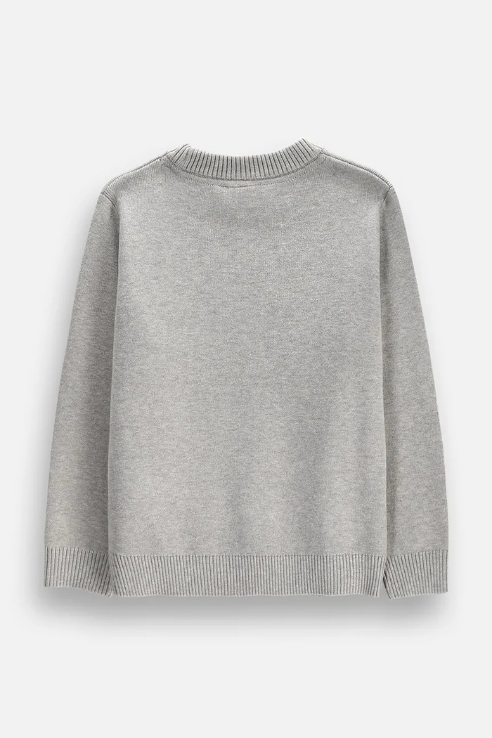 Coccodrillo Bluza dziecięca z wiskozą ZC6172101RBK szary AW26