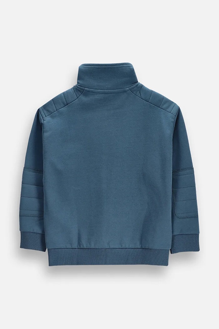Coccodrillo Bluza rozpinana dziecięca z bawełną ZC6132201GBK niebieski AW26