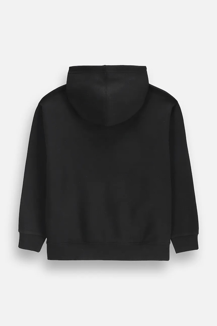 Coccodrillo Bluza z kapturem dziecięca z bawełną ZC6132301GBJ czarny AW26