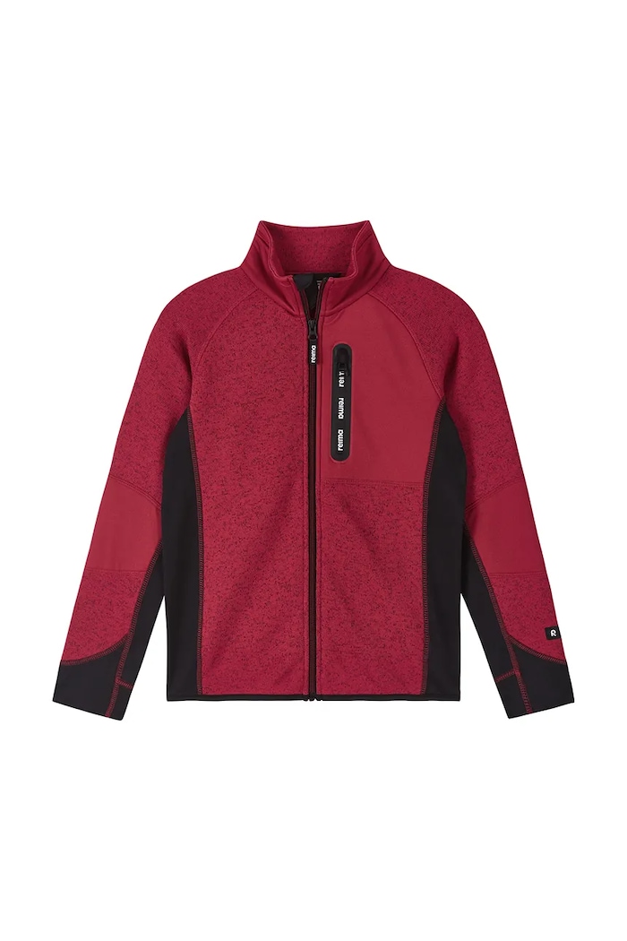 Reima Bluza rozpinana dziecięca Liukuen 5200046B.9BY2 czerwony AW26