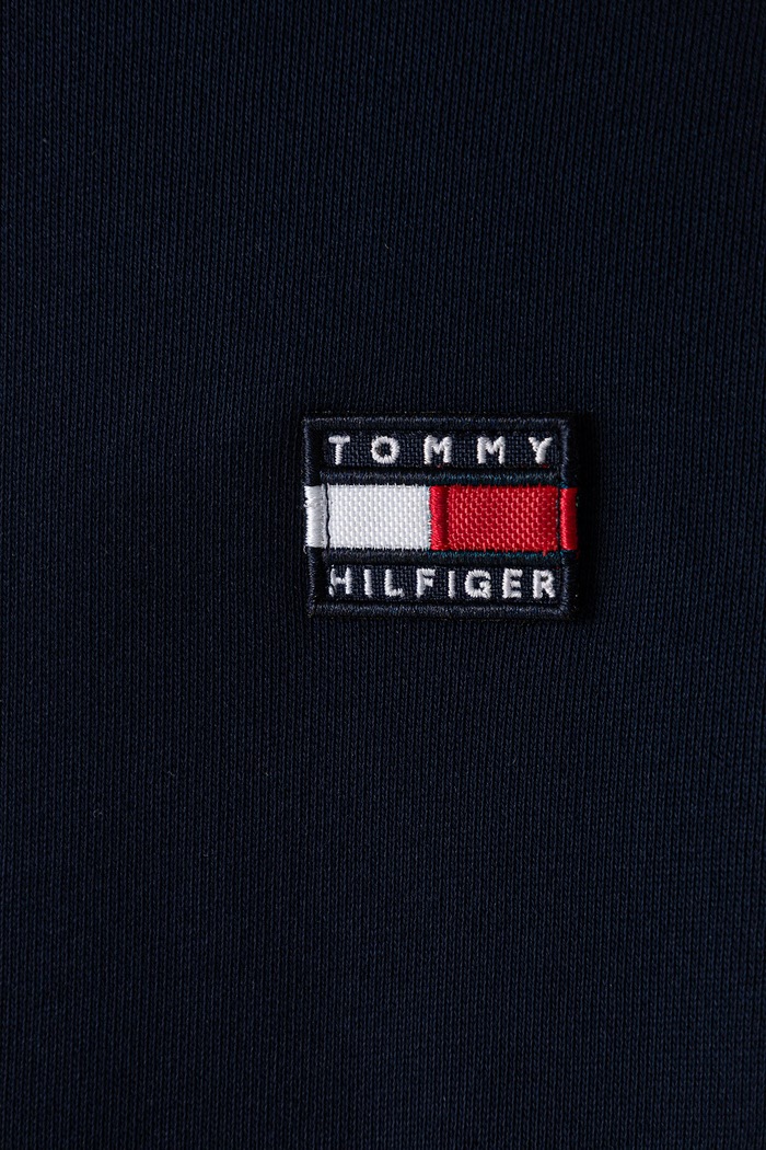Chlapec Tommy Hilfiger Mikina s kapucňou detská bavlnená KS0KS00758.128.176.9BY2 tmavomodrá