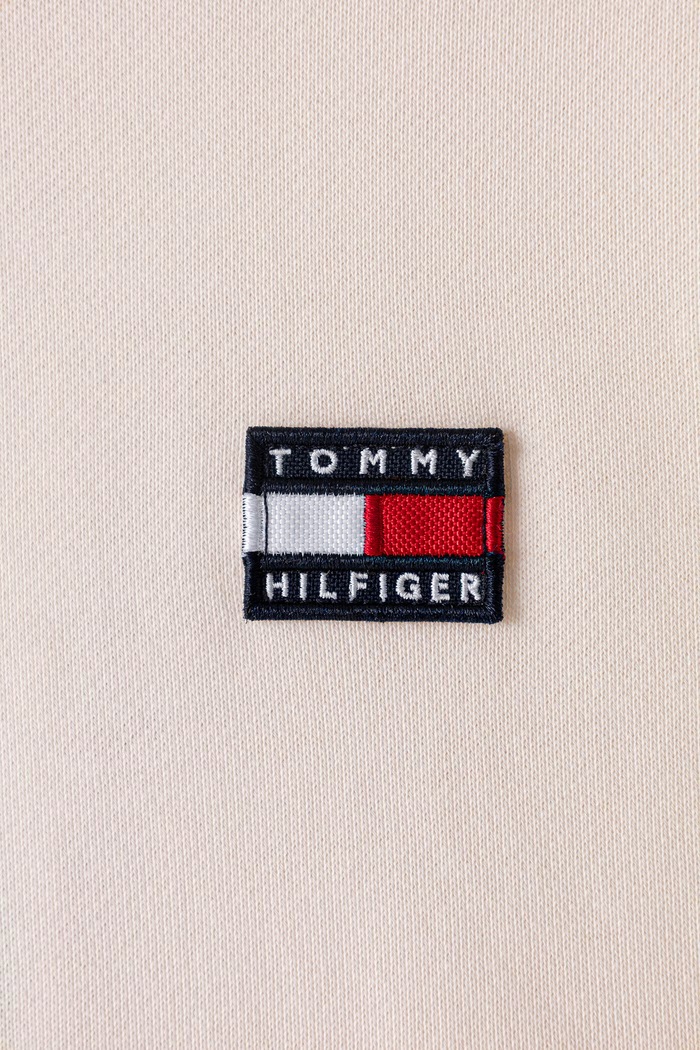 Chlapec Tommy Hilfiger Mikina s kapucňou detská bavlnená KS0KS00758.104.122.9BY2 béžová