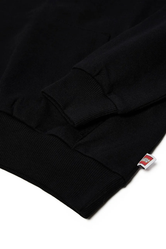 Bluza z kapturem dziecięca bawełniana LWSIAN 719 Lego 60.1101.1967 czarny