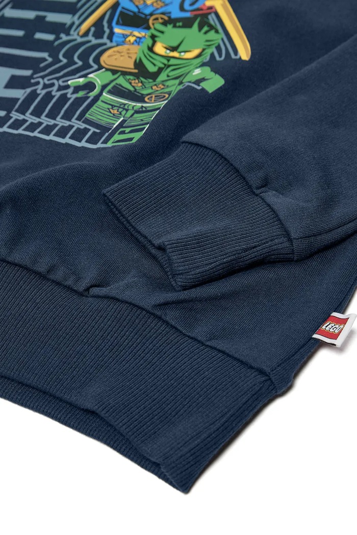 Bluza dziecięca bawełniana LWSIAN 714 Lego 60.1101.1561 granatowy
