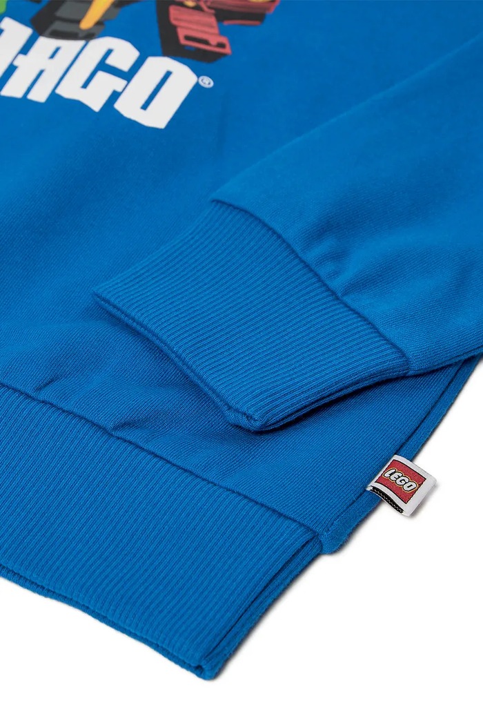Bluza z kapturem dziecięca bawełniana LWSIAN 111 Lego 60.1101.1499 niebieski