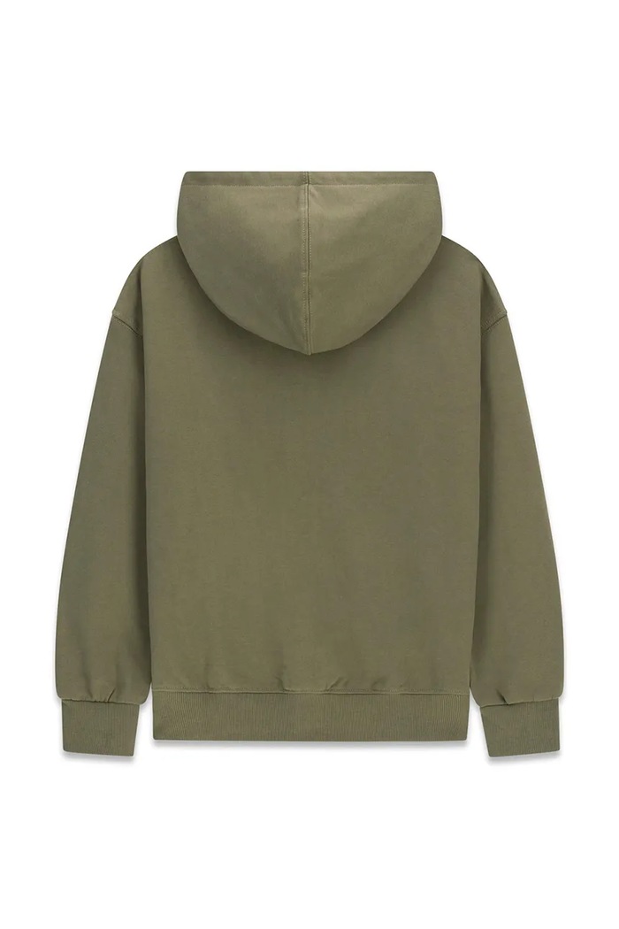 Guess Bluza rozpinana z kapturem dziecięca bawełniana L6BQ20.K8106.9BY2 zielony AW26