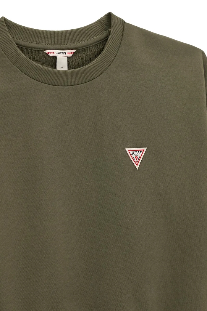 Chłopiec Guess Bluza dziecięca bawełniana L6BQ19.K8105.9BY2 zielony