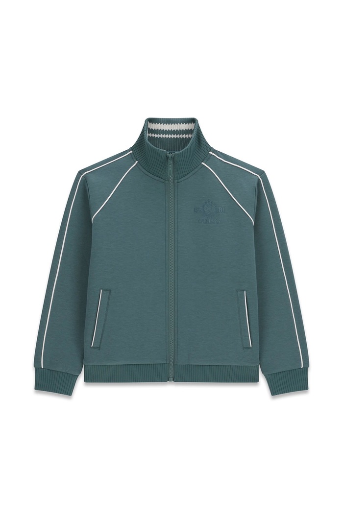 Guess Bluza rozpinana dziecięca z wiskozą L6BQ15.K7249.9BY2 turkusowy AW26