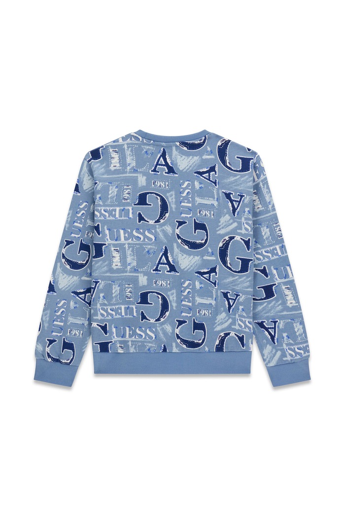 Guess Dukserica za djecu od pamuka L6BQ10.K6092.9BY2 plava AW26
