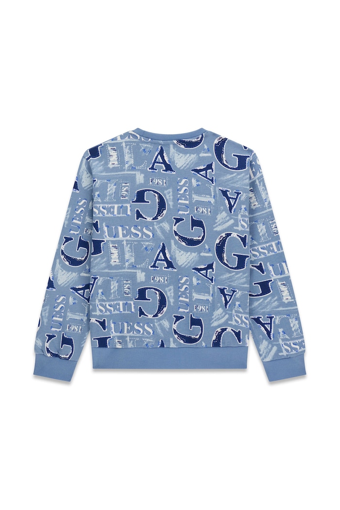 Guess Dukserica za djecu od pamuka L6BQ10.K6092.9BY2 plava AW26