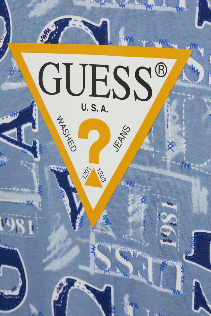 Dječaci Guess Dukserica za djecu od pamuka L6BQ10.K6092.9BY2 plava