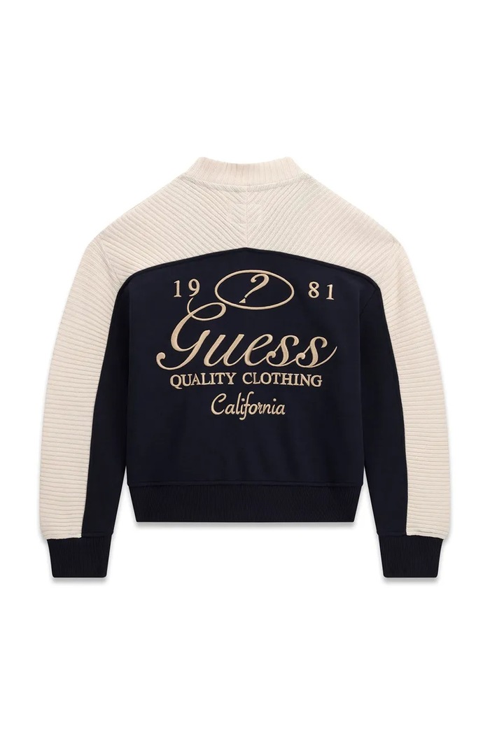 Chłopiec Guess Bluza rozpinana dziecięca L6BQ09.K5960.9BY2 granatowy