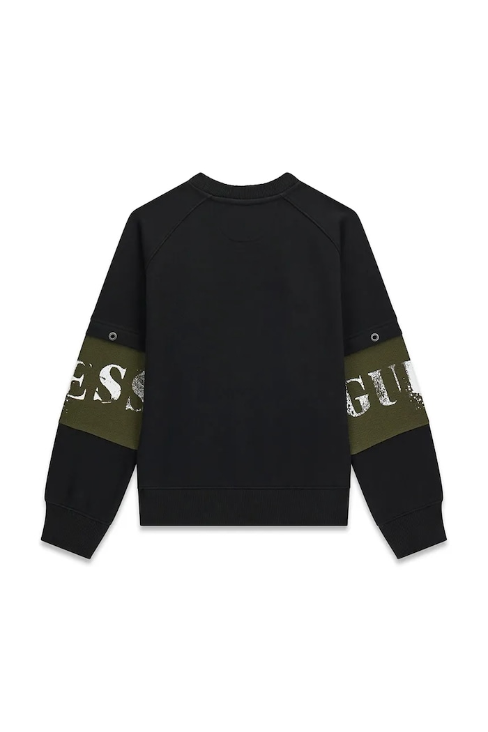 Guess Bluza dziecięca bawełniana L6BQ06.K5921.9BY2 czarny AW26
