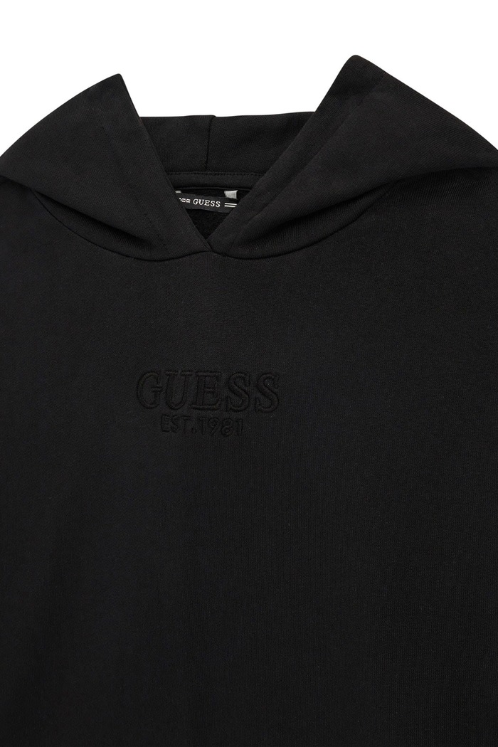 Chłopiec Guess Bluza z kapturem dziecięca bawełniana L5YQ25.KAV34.9BY2 czarny