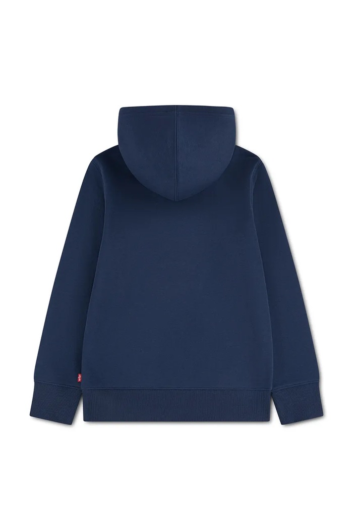 Levi's bluza z kapturem dziecięca z bawełną SKATE PARK BATWING HOODIE 9ER750 granatowy AW26