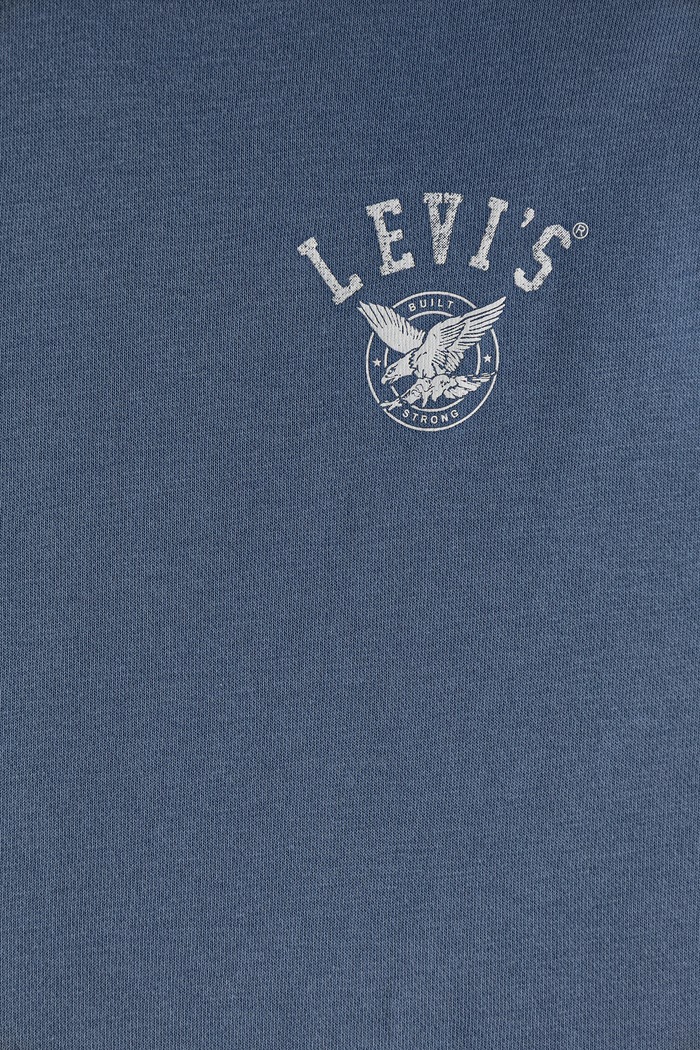 Chlapec Levi's mikina s kapucňou detská s bavlnou THE ORIGINAL VINTAGE HOODI 9ER563 modrá
