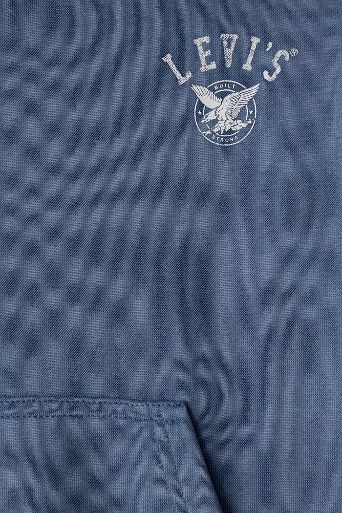 Chlapec Levi's mikina s kapucňou detská s bavlnou THE ORIGINAL VINTAGE HOODI 8ER563 modrá