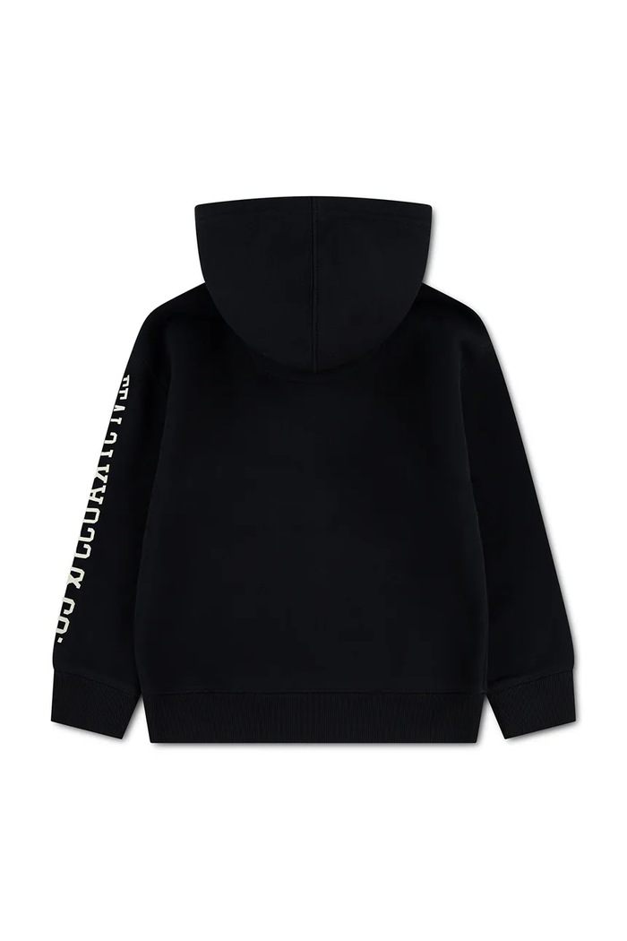 Levi's bluza dziecięca z bawełną SLEEVE HIT HOODIE 8EL152 czarny AW26
