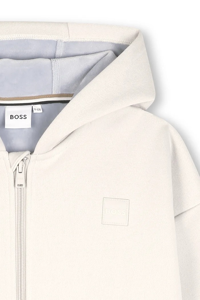 Bluza z kapturem dziecięca BOSS J53369.162.174 beżowy