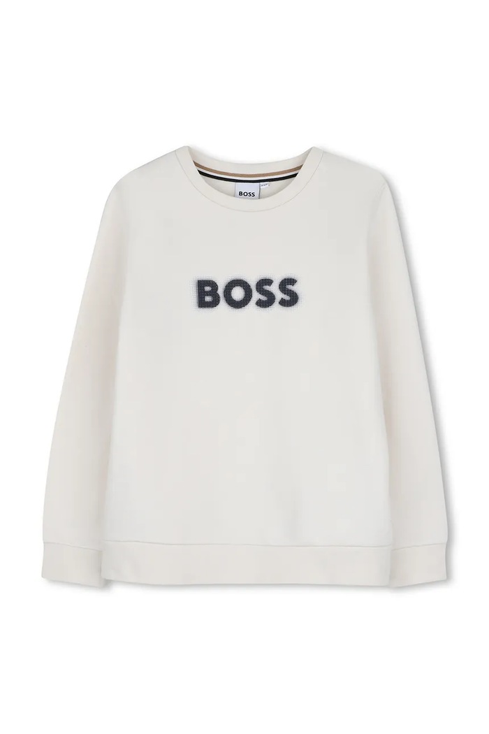 BOSS Суичър за деца с памук бежов J53395.162.174