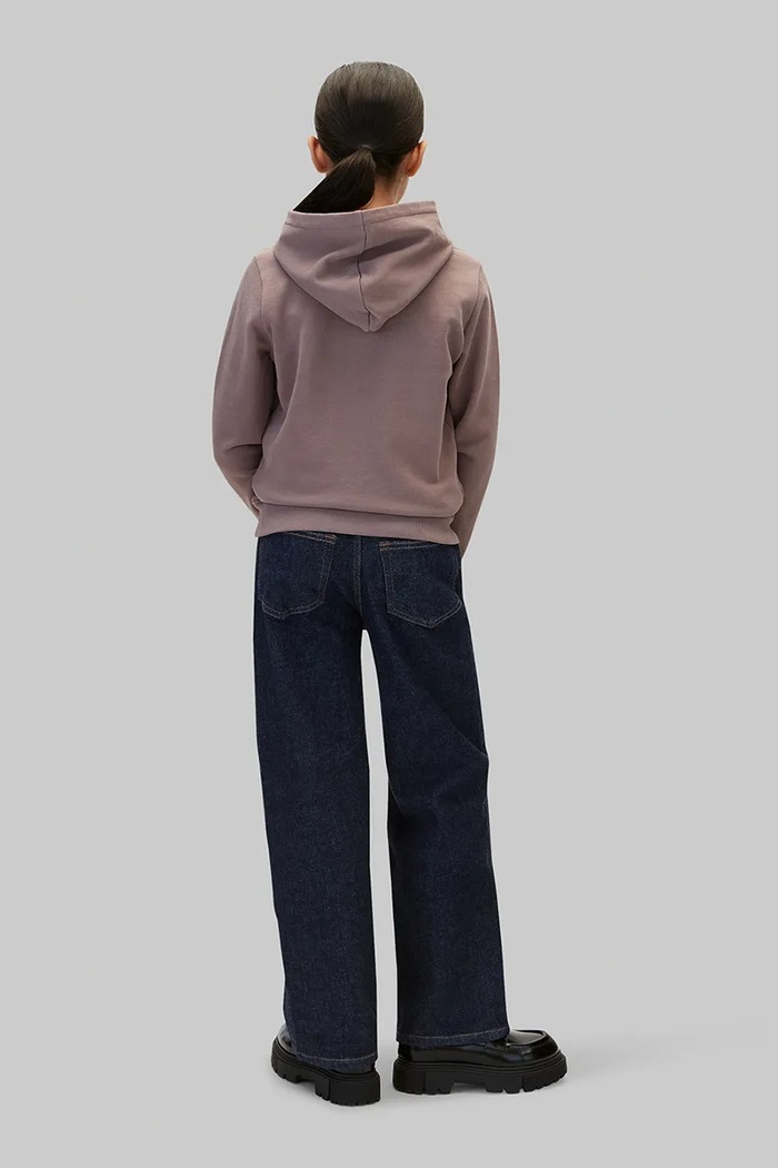 Chłopiec Calvin Klein Jeans Bluza z kapturem dziecięca bawełniana LVCKTJB08U.9BY2 brązowy