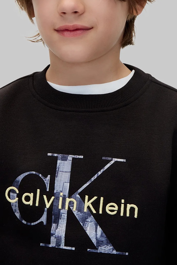 Calvin Klein Jeans Bluza dziecięca z bawełną LVCKFJB35B.9BY2