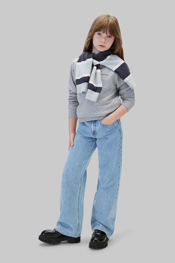 Chłopiec Calvin Klein Jeans bluza dziecięca bawełniana LVCKTJB10UP9V.9BY2 szary