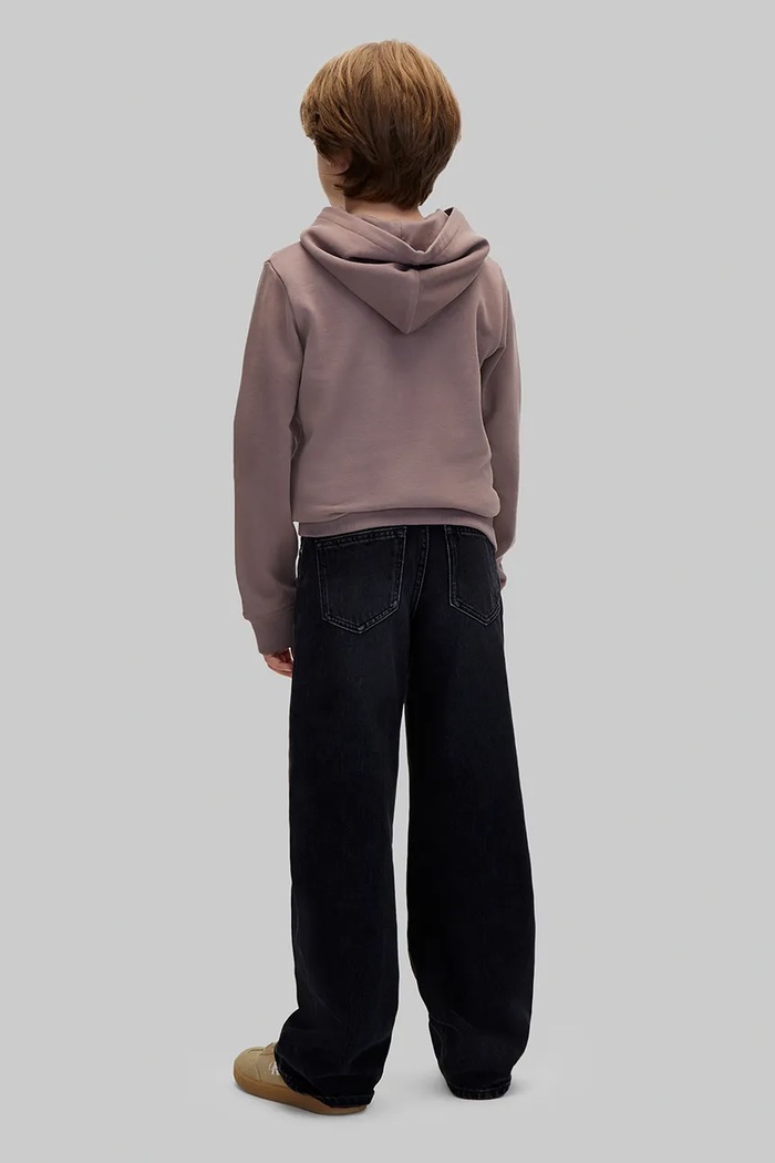 Hanorac cu glugă pentru copii din bumbac Calvin Klein Jeans LVCKTJB39B.9BY2 maro
