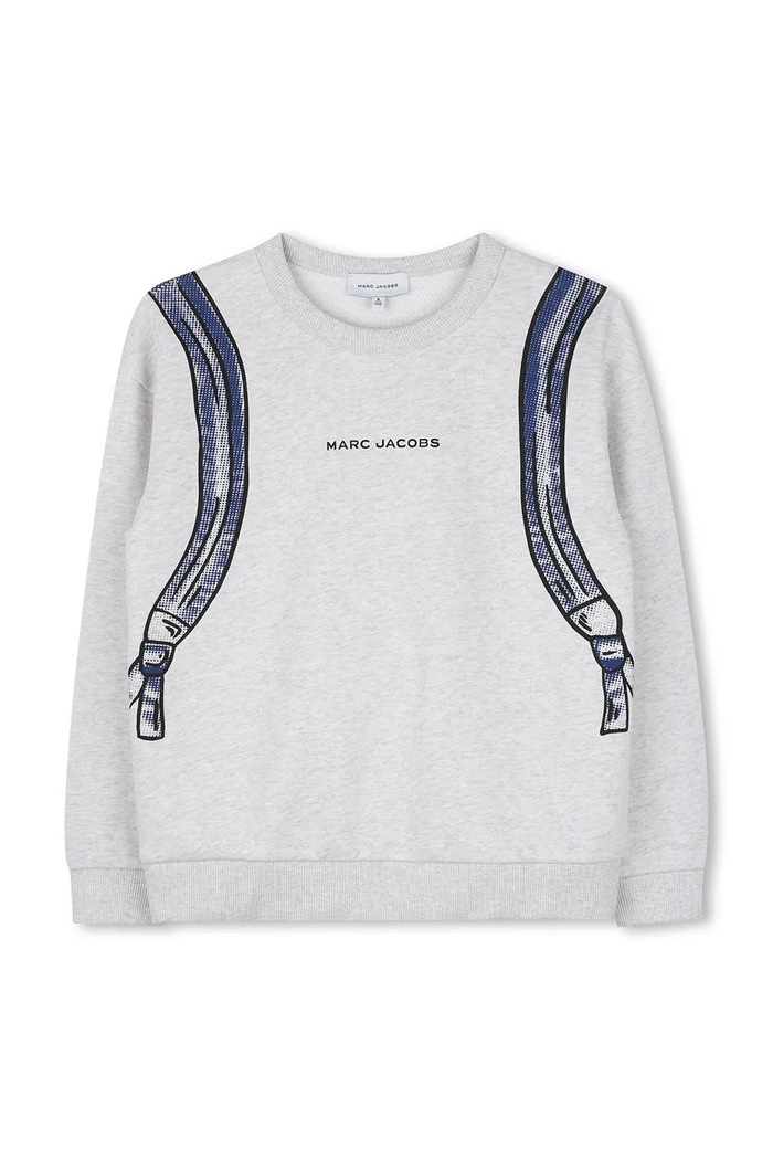 MARC JACOBS Dukserica za djecu od pamuka W61036.114.150 siva AW26