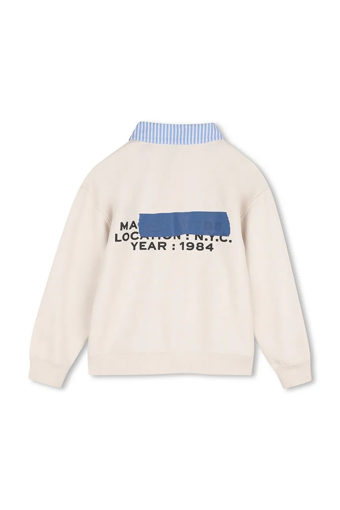 MARC JACOBS Μπλούζα παιδική βαμβακερή W61038.114.150 μπεζ AW26