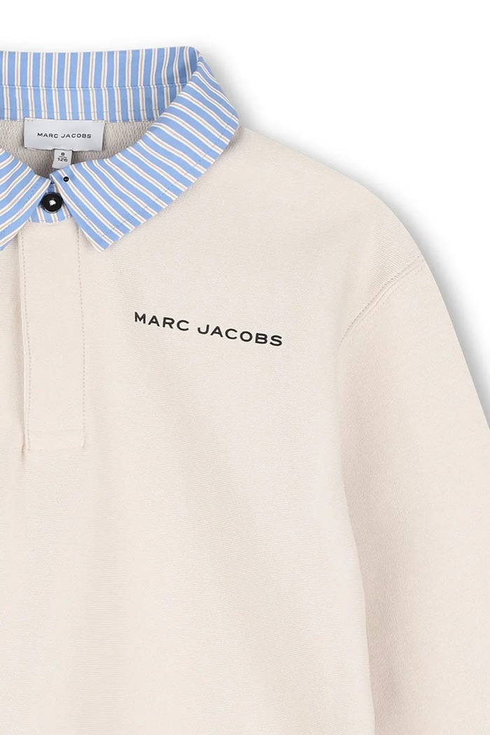 Αγορίστικα MARC JACOBS Μπλούζα παιδική βαμβακερή W61038.114.150 μπεζ