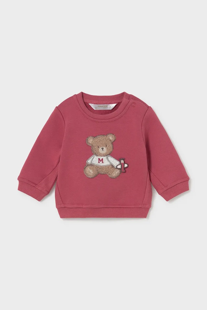 Mayoral Newborn кофта для немовлят з бавовною червоний 2410.1N.Newborn.9BY2