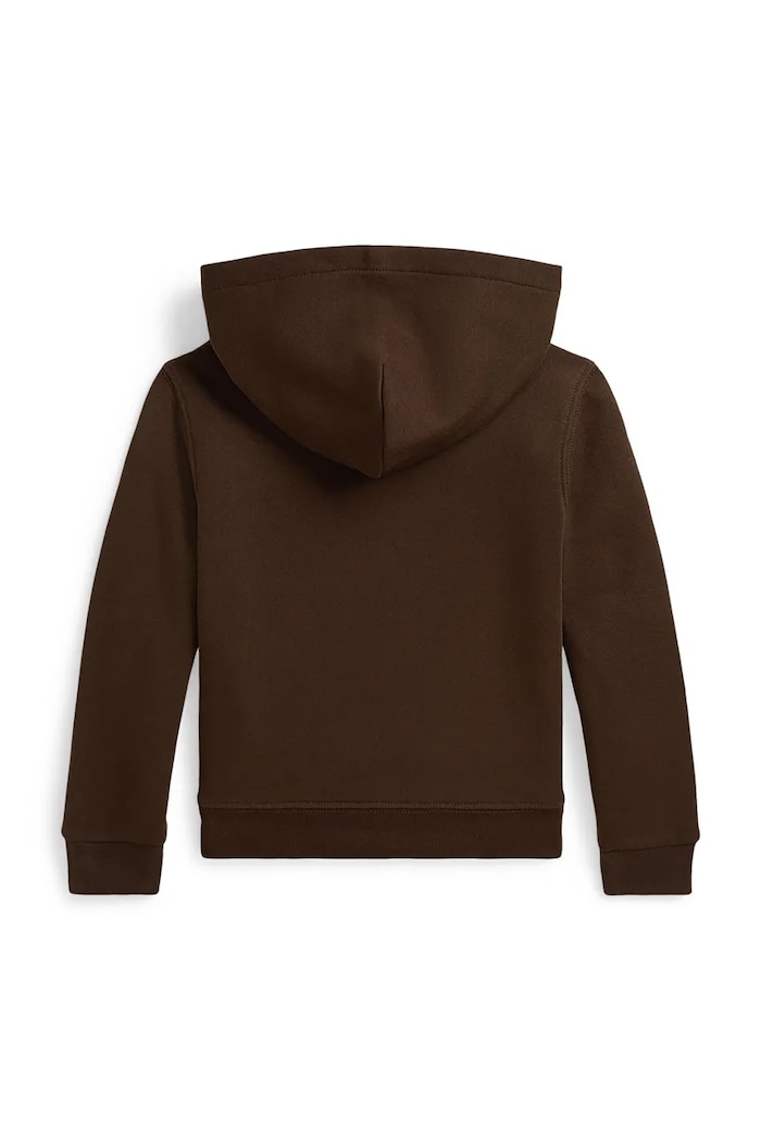 Polo Ralph Lauren μπλούζα με κουκούλα παιδική με βαμβάκι 322749954506 καφέ AW26