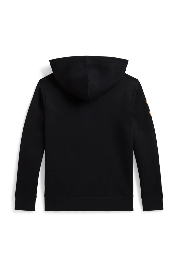 Polo Ralph Lauren Dukserica sa kapuljačom za djecu s pamukom 323B28143001 crna AW26