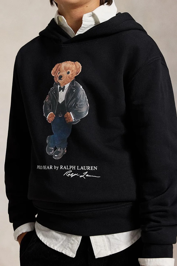 Polo Ralph Lauren Bluza z kapturem dziecięca z bawełną 323B29158001
