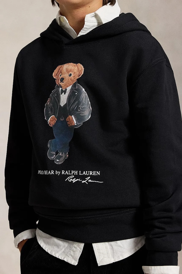 Polo Ralph Lauren Bluza z kapturem dziecięca z bawełną 323B29158001