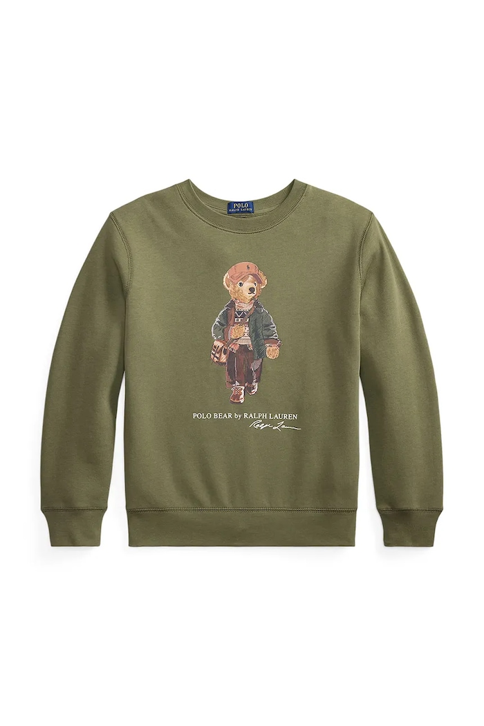 Polo Ralph Lauren Mikina detská s bavlnou zelená 323B27294001