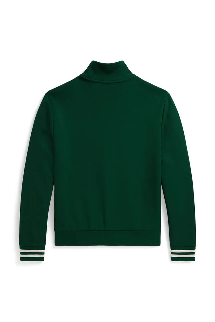 Dječaci Polo Ralph Lauren Dukserica na zakopčavanje za djecu s pamukom 323B27280001 zelena