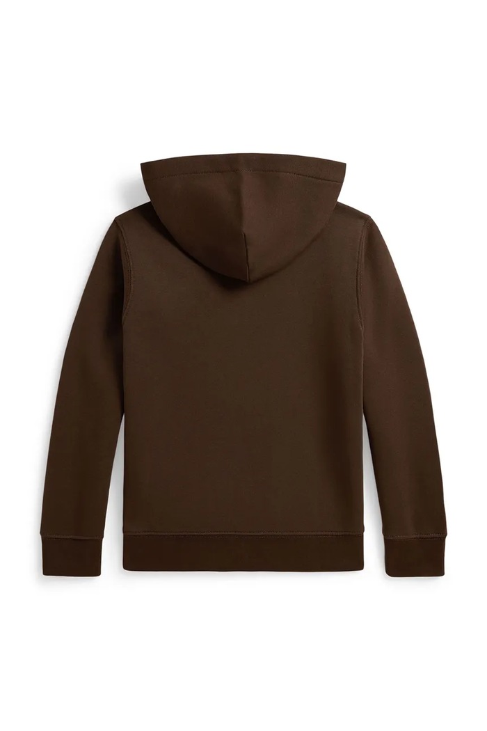 Polo Ralph Lauren Dukserica sa kapuljačom za djecu s pamukom 323749954506 smeđa AW26