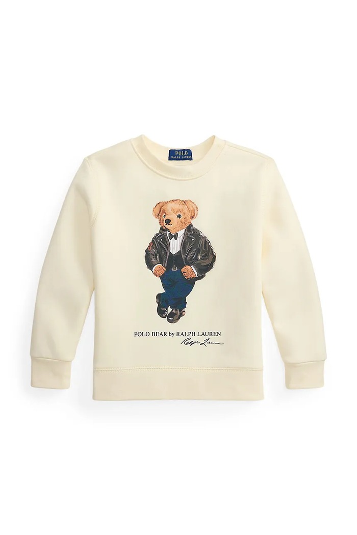 Polo Ralph Lauren Bluza dziecięca z bawełną 322B29157001 beżowy AW26