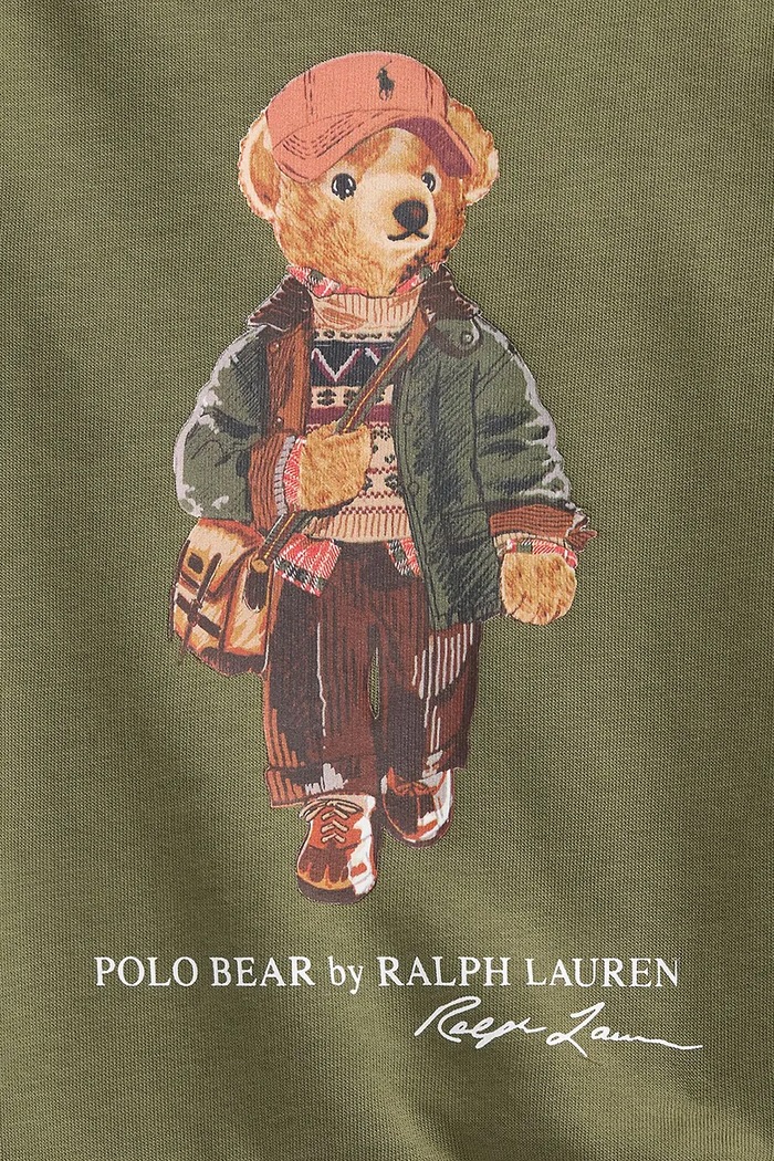 Μπλούζα παιδική με βαμβάκι Polo Ralph Lauren 322B27294001 πράσινο
