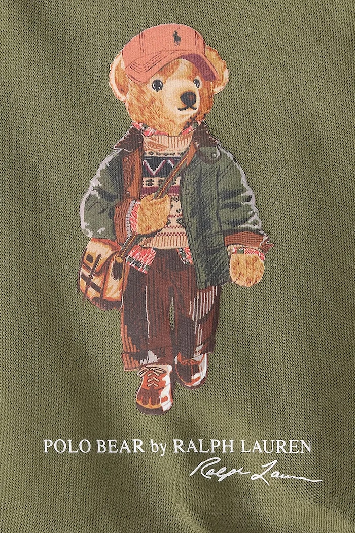 Μπλούζα παιδική με βαμβάκι Polo Ralph Lauren 322B27294001 πράσινο