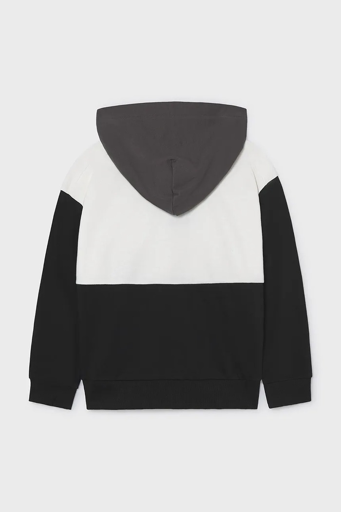 Mayoral Кофта с капюшоном для детей с хлопком 7405.7C.Junior.9BY2 чёрный AW26