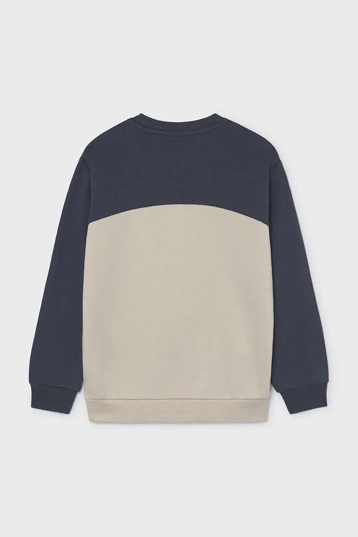 Mayoral суичър за деца с памук 7403.7B.Junior.9BY2 тъмносин AW26