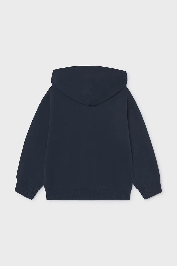 Mayoral bluza z kapturem dziecięca z bawełną 4477.5J.Mini.9BY2 granatowy AW26