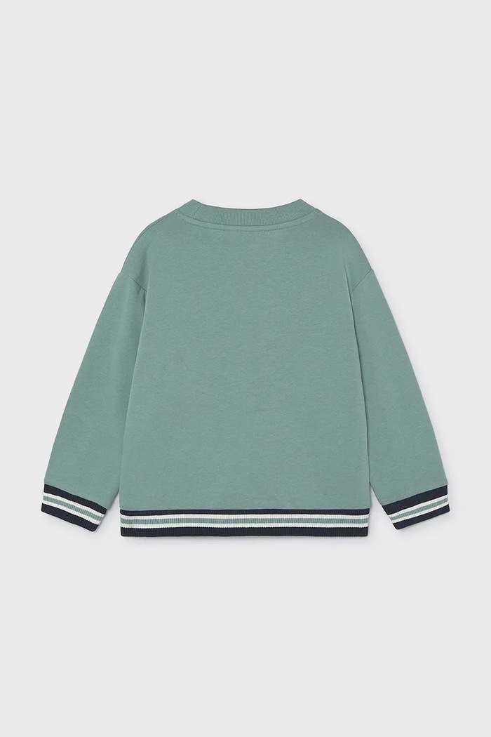 Mayoral Bluza dziecięca bawełniana z elastanem 4462.5G.Mini.9BY2 turkusowy AW26