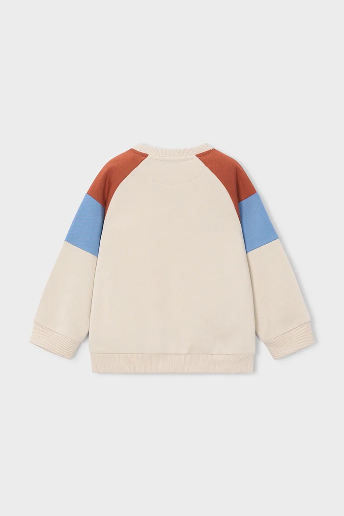 Mayoral bluza dziecięca z bawełną 4457.5B.Mini.9BY2 beżowy AW26