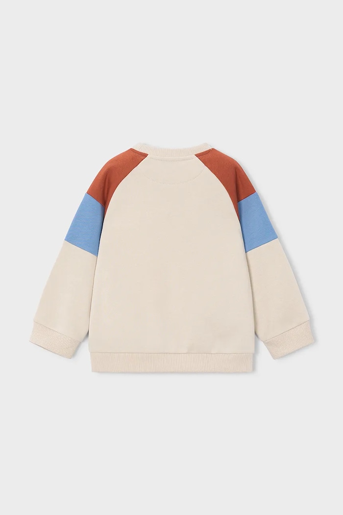 Mayoral bluza dziecięca z bawełną 4457.5B.Mini.9BY2 beżowy AW26