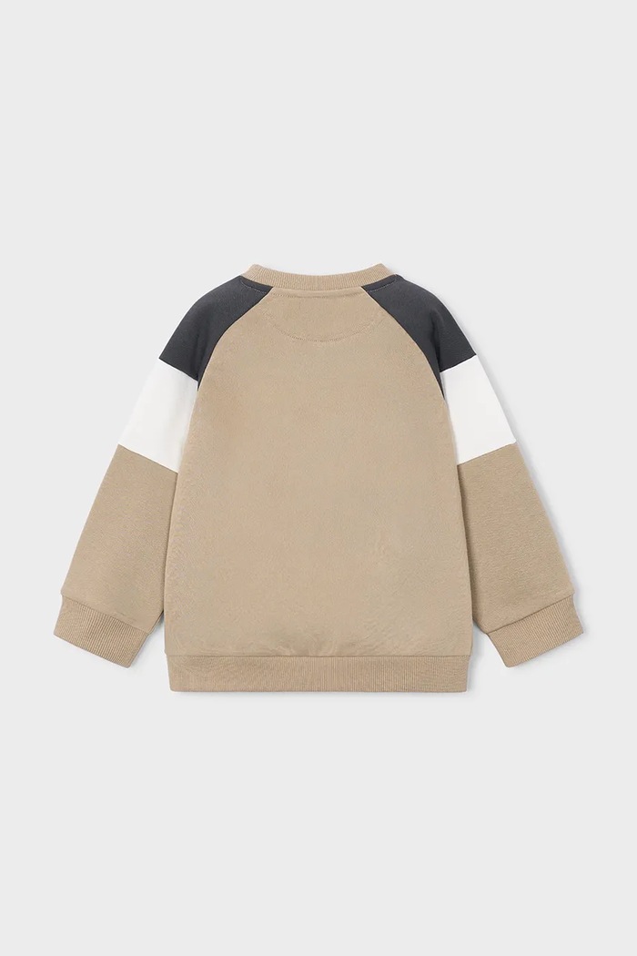 Mayoral bluza dziecięca z bawełną 4457.5B.Mini.9BY2 beżowy AW26