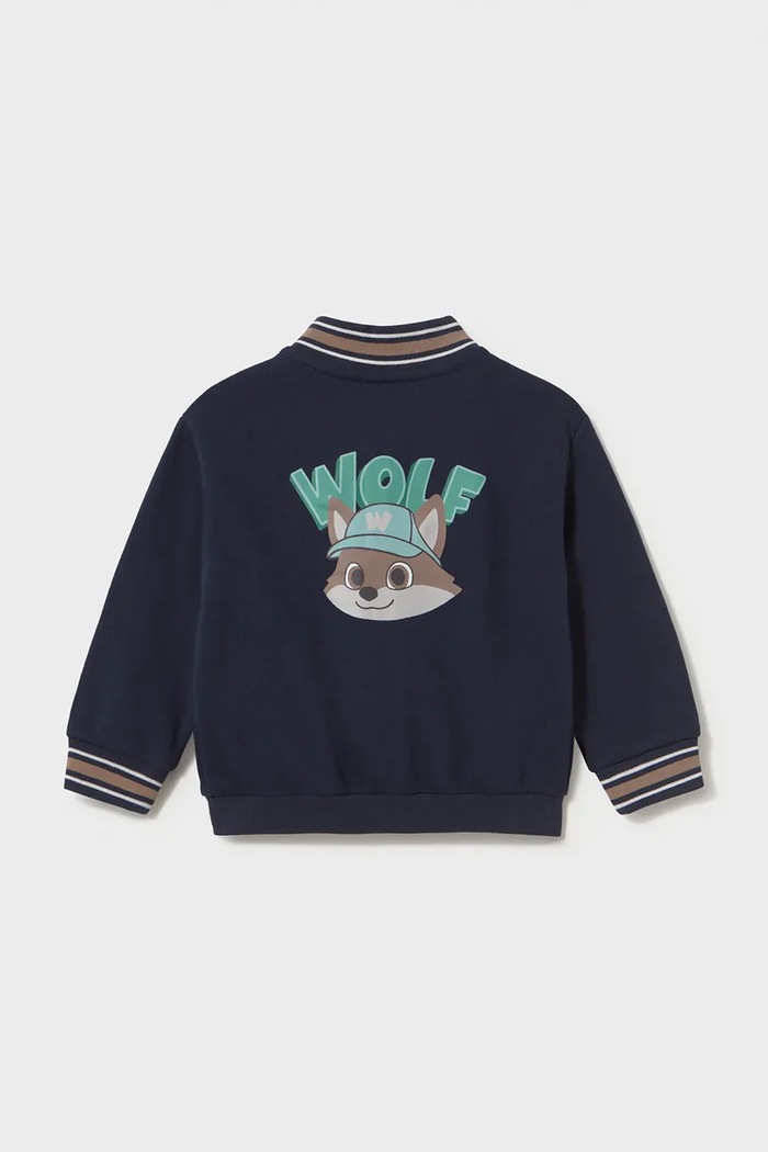 Mayoral кофта на застібці дитяча 2427.3A.Baby.9BY2 темно-синій AW26